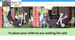 Desktop Screenshot of happykidsdevelopmentcenter.com